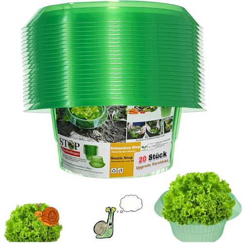 VDYXEW Upgrade Verstärkt Schnecken-Schutz | Schneckenkragen für Ihre Salatpflanzen und Kohl | Schneckenabwehr ohne Chemie |(68g/ stücke)