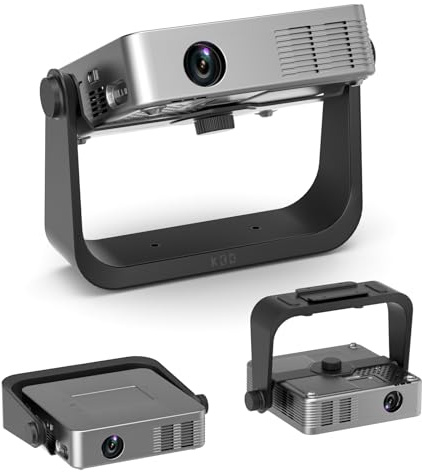 KDD Beamer Deckenhalterung - 360° Verstellbare Desktop Projektor Ständer & Mini Beamer Wandhalterung - Universeller Ständer für LED Videokamera für Heimkino Spielzimmer Büro Schule