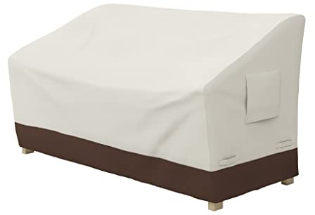 Amazon Basics Abdeckung für 3-Sitzer, Bank, Beige, Hellbraun