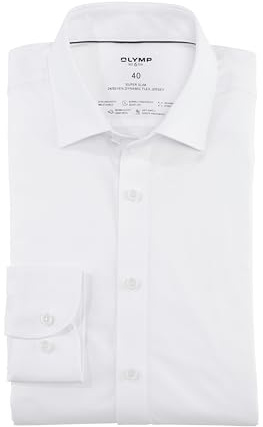 OLYMP Herren Oberhemd Langarm - Level Five, Comfort Fit, 100% Baumwolle & New Kent Kragen - Pflegeleichtes Hemd Herren