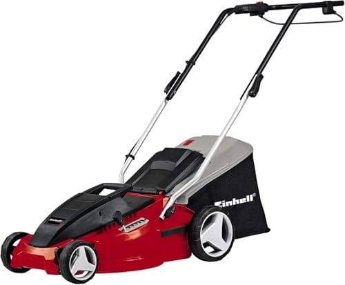 Einhell Elektro Rasenmäher GC-EM 1742 (1.700W, 42cm Schnittbr., 50L Fangbox, 20-65mm Schnitth., klappb. Führungsholm, leicht und robust)