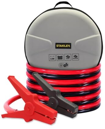 STANLEY 201874 ÜBERBRÜCKUNGSKABEL 25 mm² 3,5M Starthilfekabel Dieselmotoren & Benzinmotoren