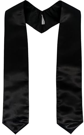 GraduationMall Abschluss Stola für akademische Kirche Priester Chor Stola Stahl 60/72 Unisex Erwachsene 16 farben