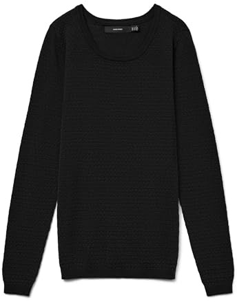 VERO MODA Damen Pullover Vmcare Structure Ls O - neck Blouse Noos | Knitted Pullover