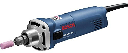 Bosch Professional Geradschleifer GGS 28 CE (Leistung 650 Watt, Leerlaufdrehzahl 10.000-28.000 min-1, inkl. Spannzange 6 mm und 2x Maulschlüssel SW 19)