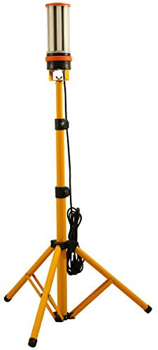 choen MeFard 60w Led Arbeitslicht Led Baustrahler mit Stativ,6500LM, 360° Rundstahl-Beleuchtung, AC100-277V, IP64 wasserdicht¡