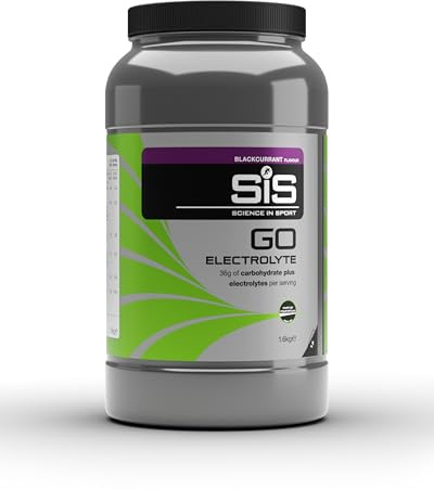 Science in Sport GO Elektrolytpulver, 1,6kg, Schwarze Johannisbeere | Fortschrittliche Elektrolytformel, 4 Schlüsselelektrolyte, 36g Kohlenhydrate pro Portion, Sofort löslich