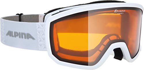 ALPINA SCARABEO S - Beschlagfreie, Extrem Robuste & Bruchsichere OTG Skibrille Mit 100% UV-Schutz Für Erwachsene