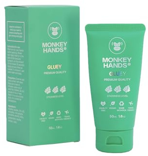 Monkeyhands Gluey Grip | Superstarker Halt für Fitness und Pole Dance | Ideal für Calisthenics, Ringe, Parkour, Turnen | Vegan, Ohne Parabene, mit Harz | Grün, 50ml
