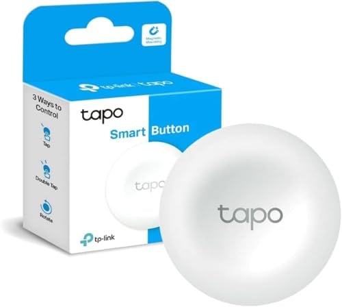 Tapo S200B - Intelligente Taste, benutzerdefinierte Aktionen, intelligente Gerätesteuerung, EIN-klick-Aktivierung, Lange Akkulaufzeit, Hub H100 erforderlich, Weiß