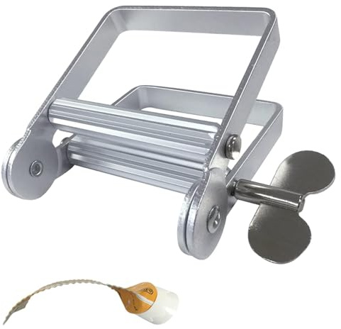 Tubenquetscher FüR Alle Tube, TubenausdrüCker, Tubenpresse, Toothpaste Squeezer, Zahnpasta AusdrüCker Edelstahl Presse (mittelgroß)