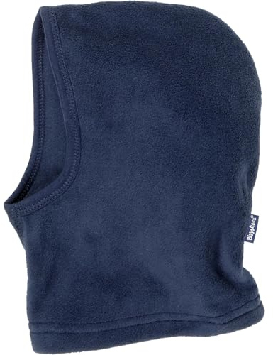 Playshoes Unisex Kinder Fleece-Schlupfmütze Winter-Mütze, dunkelblau, one Size