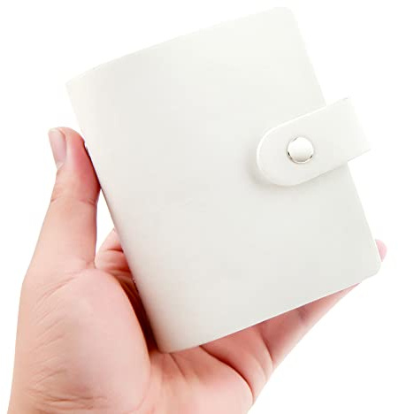 52 Taschen Mini-Fotoalbum für Fujifilm Instax Mini 12 11 9 90 8 7s 40, passend für Polaroid Snap/Z2300/SocialMatic Sofortbildkameras & Zip Sofortdrucker (1 Pack, Weiß)