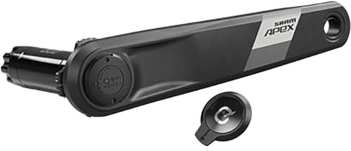 SRAM Apex Dub Kurbelarm und Leistungsmesser, links, 170 mm, Schwarz