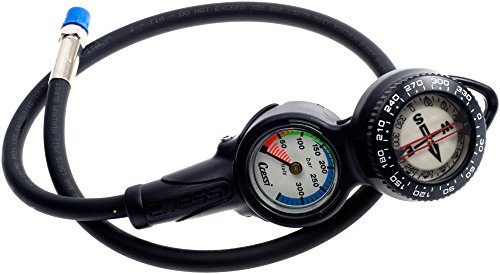 Cressi Konsolen Console 2 Compass+Pressure Gauge Bar, KC764350