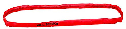 Rundschlinge, WLL 5000 kg, rot, Länge 4 m, Umfang 8 m
