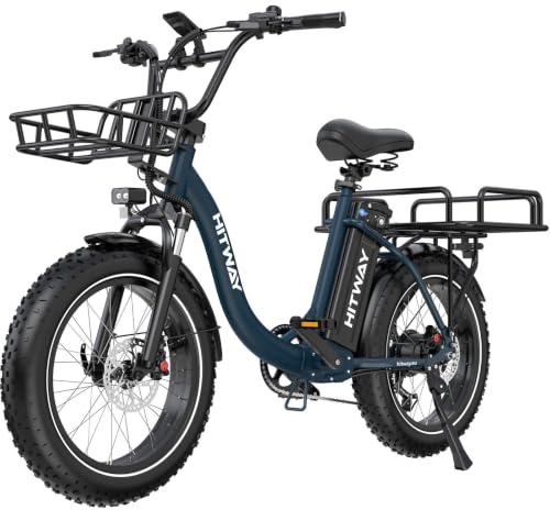HITWAY E-Bike 20, 48V 27Ah, Drehmomentsensor, hydraulische Scheibenbremsen | Fat-Tire E-Bike mit 48V 27Ah Akku, intelligentem Drehmomentsensor, hydraulischen Scheibenbremsen, NFC, App und Bluetooth.