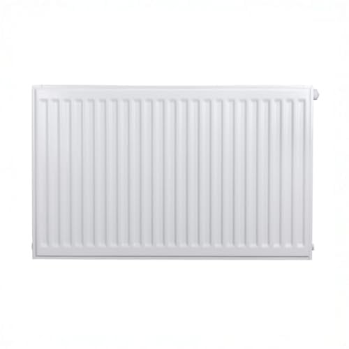 Belrad® Heizkörper Typ 22 Flachheizkörper weiß 60x60 cm | 6 Anschlüsse, Universalheizkörper, Wandmontagefähig, Energiesparend, Modern & kompakt