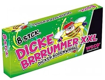24 Dicke Brummer XXL Jugendfeuerwerk Kat F 1 Wirbler Bodenfeuerwerk