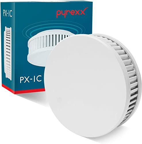 Pyrexx Funk-Rauchmelder 10 Jahre Batterie vernetzbar PX-1C Funkrauchmelder 4-er Set, weiß, 4 Stück