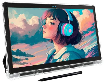 PicassoTab X14 Größtes Eigenständiges Zeichentablett • Kein Computer erforderlich, 14 Display, Stylus, PRO Zeichen Apps & Tutorials Inklusive • Tragbares Grafiktablett für Digitale Künstler •X14
