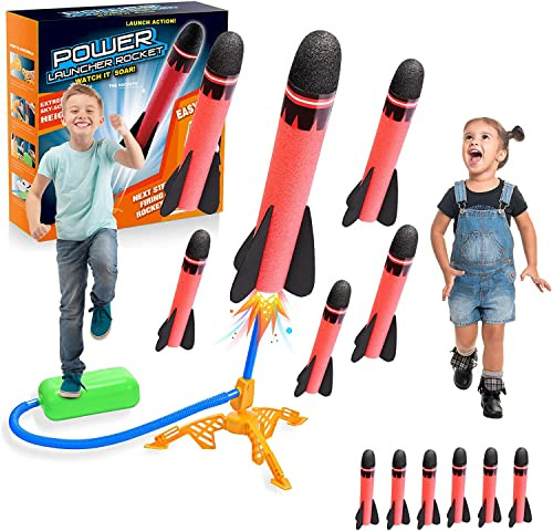 Lancoo goz Spielzeug ab 3-12 Jahre Jungen, Raketen Spielzeug für Kinder Geschenk Junge Mädchen 3-12 Jahre Outdoor Garten Spielzeug für draußen Kinderspielzeug ab 3-12 Jahre Ostern Geschenke Kinder