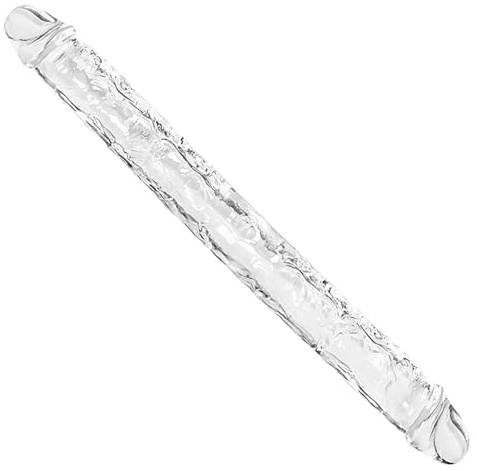 30cm Realistischer Doppeldildo Flexibler Klarer Penis Langer für Lesbische, Anal G Punkt Stimulator Dildo, Sex Spielzeug für Frauen Männer Paare Extreme
