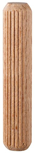 kwb Holzdübel 8 x 40 mm (150 Stk., Buchenholz, geriffelt, gefast, Riffelholzdübel aus Buchenholz