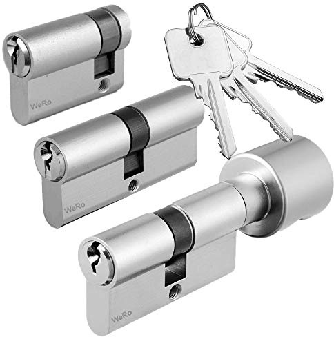 Schließzylinder für gleichschließendes SET/Längen frei kombinierbar Halbzylinder A:30mm B:10