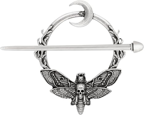Hanary Halbmond-Moth-Haarspange im gotischen Stil mit trendigem Design