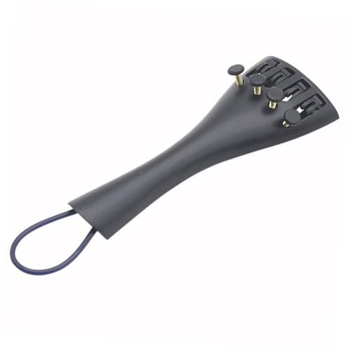Toddmomy Saitenhalter und Kunststoff Tailgut Draht aus Aluminiumlegierung mit 4 Feinstimmern Einfach zu Stimmen Zubehör für Violine für Geigenliebhaber