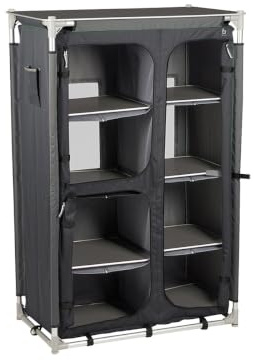 Bo-Camp Camping-Schrank BC, multifunktional, mobil, hoch, Anthrazit