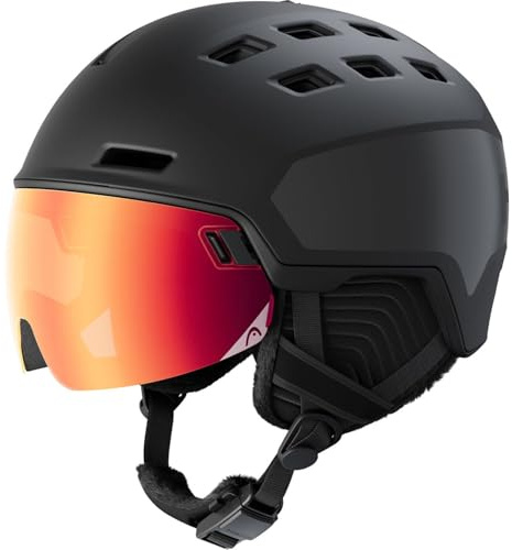 Head Radar Pro Visier Helm Black 24/25 | XL/XXL 60-63 cm | Farbe Schwarz; Größe XL/XXL; für Ski und Snowboard