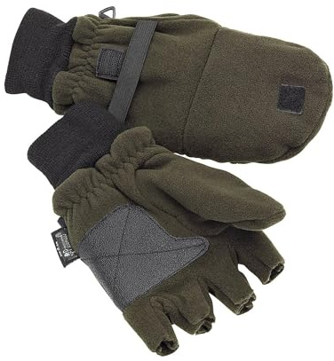 Pinewood Angel- & Jagdhandschuhe - Praktische 2-in-1 Fleece Handschuhe mit integrierten Taschen für Handwärmer und mit hochwertiger Thinsulate-Isolierung für warme Hände