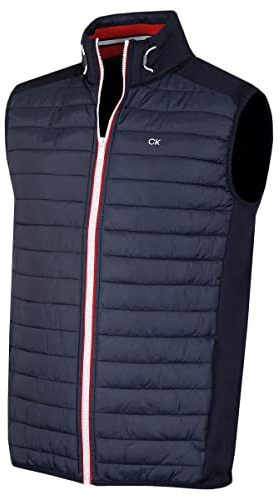 Calvin Klein Herren Hybrid Gilet - Navy - XL
