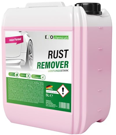 EXO RUST REMOVER | Flugrostentferner mit Wirkindikator und pH-neutraler Formulierung für die Fahrzeuglackpflege (5 Liter)