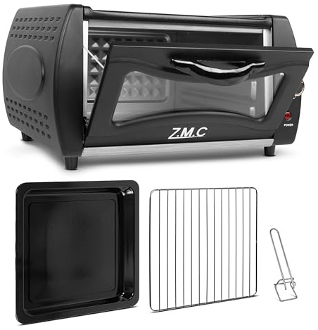 Z.M.C Mini Tandoor Backofen 2100W 22L | Minibackofen für Lahmacun, Börek, Pizza, Naan & Fladenbrot | inkl. Backblech & Grillrost | schnelles Aufheizen | für Zuhause & Küche