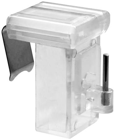 dekondo - 10x Fensterhaken Dekohaken Dekoklipp Fensterclip für Fensterdekoration - Klemmbereich: 10-27mm UNIVERSAL, Aufhänger Fensterdeko, transparent