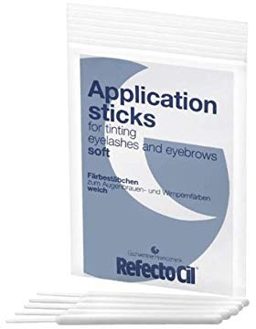 RefectoCil Färbestäbchen 10 Stück blau für Augenbrauen- und Wimpernfarbe
