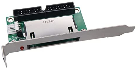 WANGCL CF Card Adapter CF to IDE Converter 40 Pins IDE 8.9 cm Male Adapter with PCI Bracket