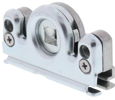 Siegenia Schneckengehäuse Dornmaß 16mm für Fenstergetriebe 3 und 23, Schneckengetriebe schraubbar mit QPlus24 Upgrade