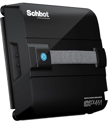 SCHBOT Wind X3 Fensterputzroboter, Intelligenter Fensterroboter mit Sprühfunktion für den Innen - und Außenbereich, geeignet für Glasflächen mit oder ohne Rahmen.