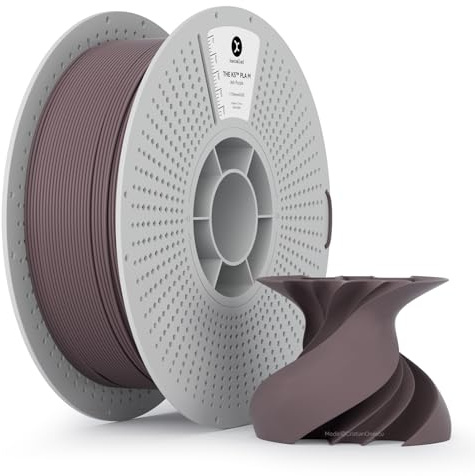 kexcelled PLA Matte Filament Rauchiges Violett 1,75mm, 1kg Rolle Spule | Matt Textur Finish Farbe, 3D Druck Ästhetische Materialien, Maßgenauigkeit +/- 0,03mm, für FDM 3D Drucker, AMS Kompatibilität