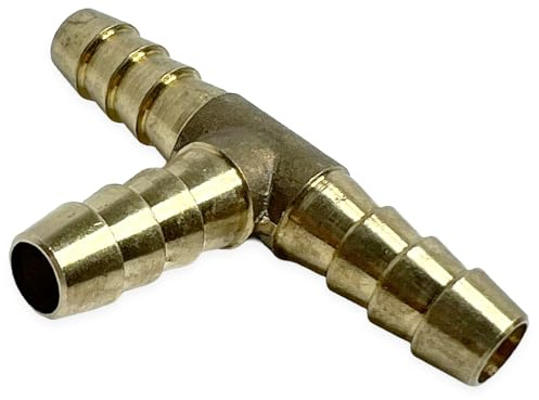 T-Schlauchverbinder, Y-Schlauchverbinder, Kreuz-Schlauchverbinder Messing (13 mm, T-Schlauchverbinder)