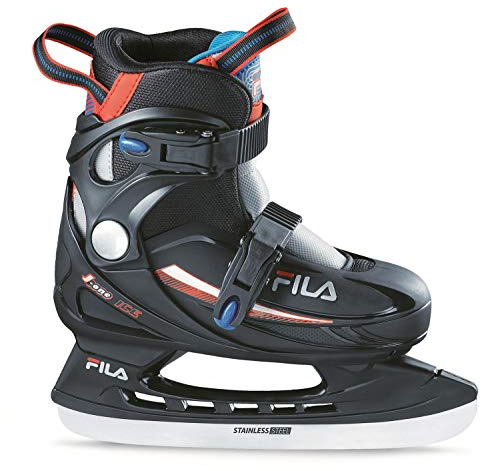 FILA Skates 010417220 J-ONE Ice HR Inline Skate Herren BLK/RED/Blue Größe M 31-35