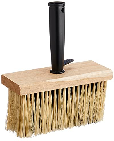 Brüder Mannesmann Deckenbürste 180 mm mit Kunststoffborsten, ergonomischem Griff, ideal zum Streichen von Decken und zum Tapezieren, 1 Stück | M 425-180