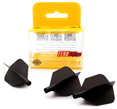 CUESOUL TERO AK4 Dart Flights Standard,Slim,Kite,Diamond,Shield,3er Set