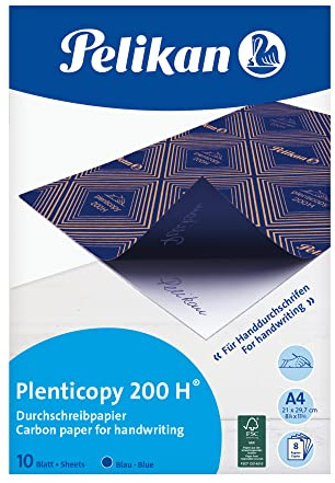Pelikan Durchschreibepapier Plenticopy 200 H, DIN A4, 10 Blatt, 1 Set