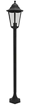 Smartwares 5000.037 Classico-Laterne – Aluminium/Glas – Klassische Laterne
