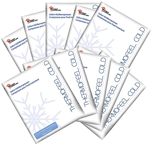 newgen medicals Kühlpad: Sofort-Kühlkompressen im 10er-Vorteils-Pack (Kaltkompressen, Kühlpads zum Knicken, Knick Kühlpack Apotheke)